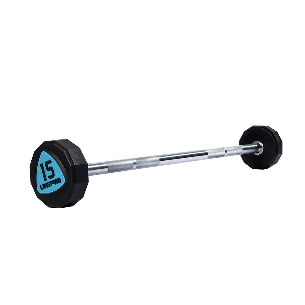 LIVEPRO Fixed PU Straight Barbell Set (Polyurethane)