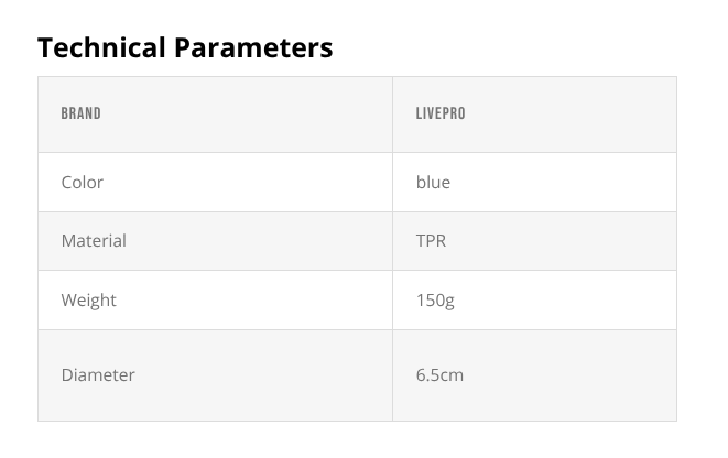 LIVEPRO Bola de Rueda Muscular / Muscle Roller Ball - Wellness Pro Fitness Equipment