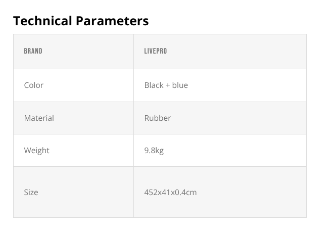 LIVEPRO Escalera de Agilidad - Para Desenrollar / Roll - Out Agility Ladder - Wellness Pro Fitness Equipment