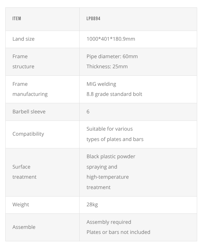 LIVEPRO Rack Para Platos y Barras - Wellness Pro Fitness Equipment