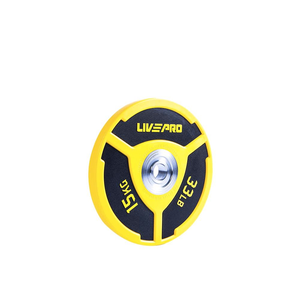 Urethane Double Colored Elite Bumper Plate (PAIRS) - Wellness Pro Fitness Equipment