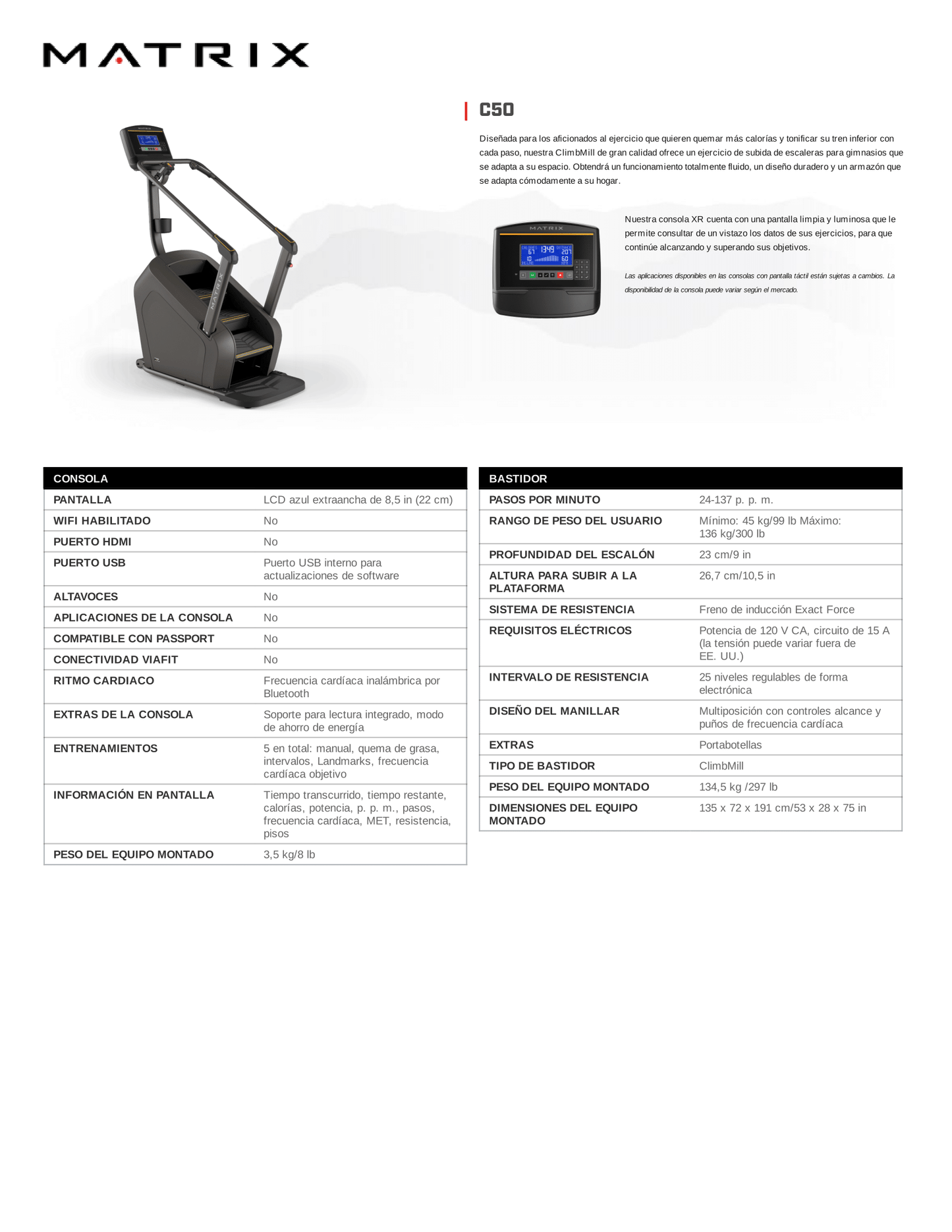 MATRIX C50 Ultimate Climbmill (Classic)