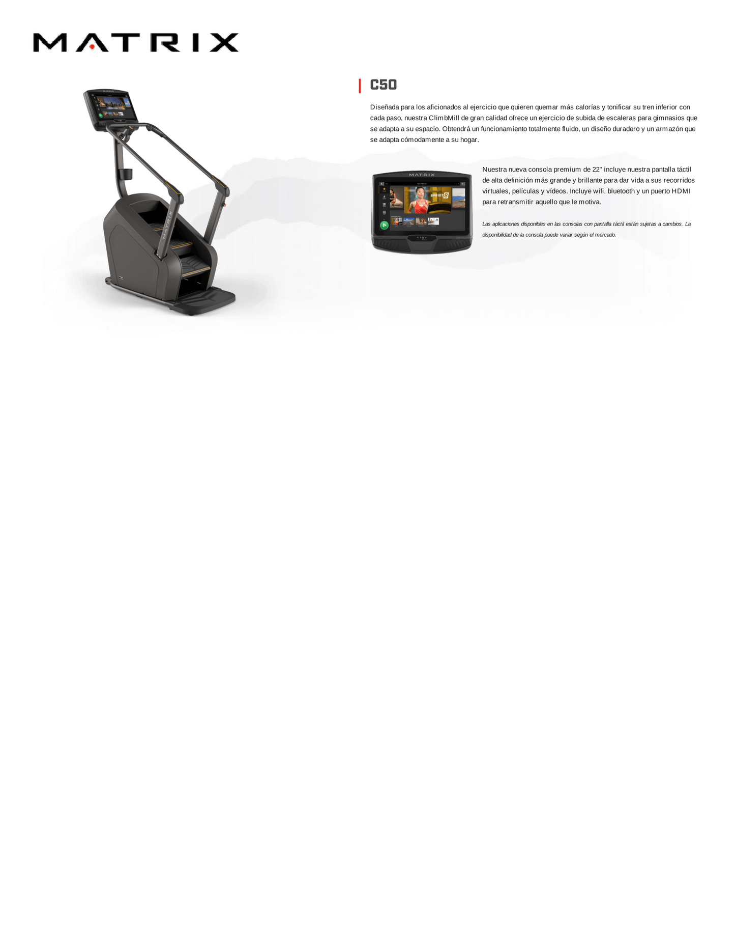 MATRIX C50 Ultimate Climbmill (Smart XL)