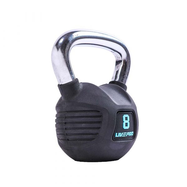 LIVEPRO Premium Kettlebell /Premium Rubber Kettlebell