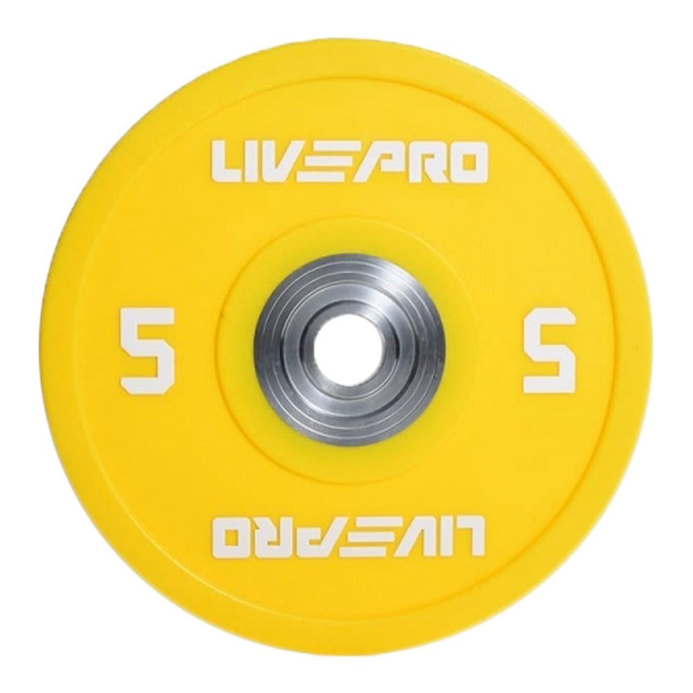 LIVEPRO Platos CrossFit para Competencias de Uretano (pares) / Competition Urethane Bumper Plates (pairs)