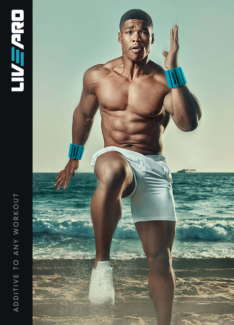 LIVEPRO Bandas para Tobillos + Muñeca (par) / Ankle Wrist Weight (pair) - Wellness Pro Fitness Equipment