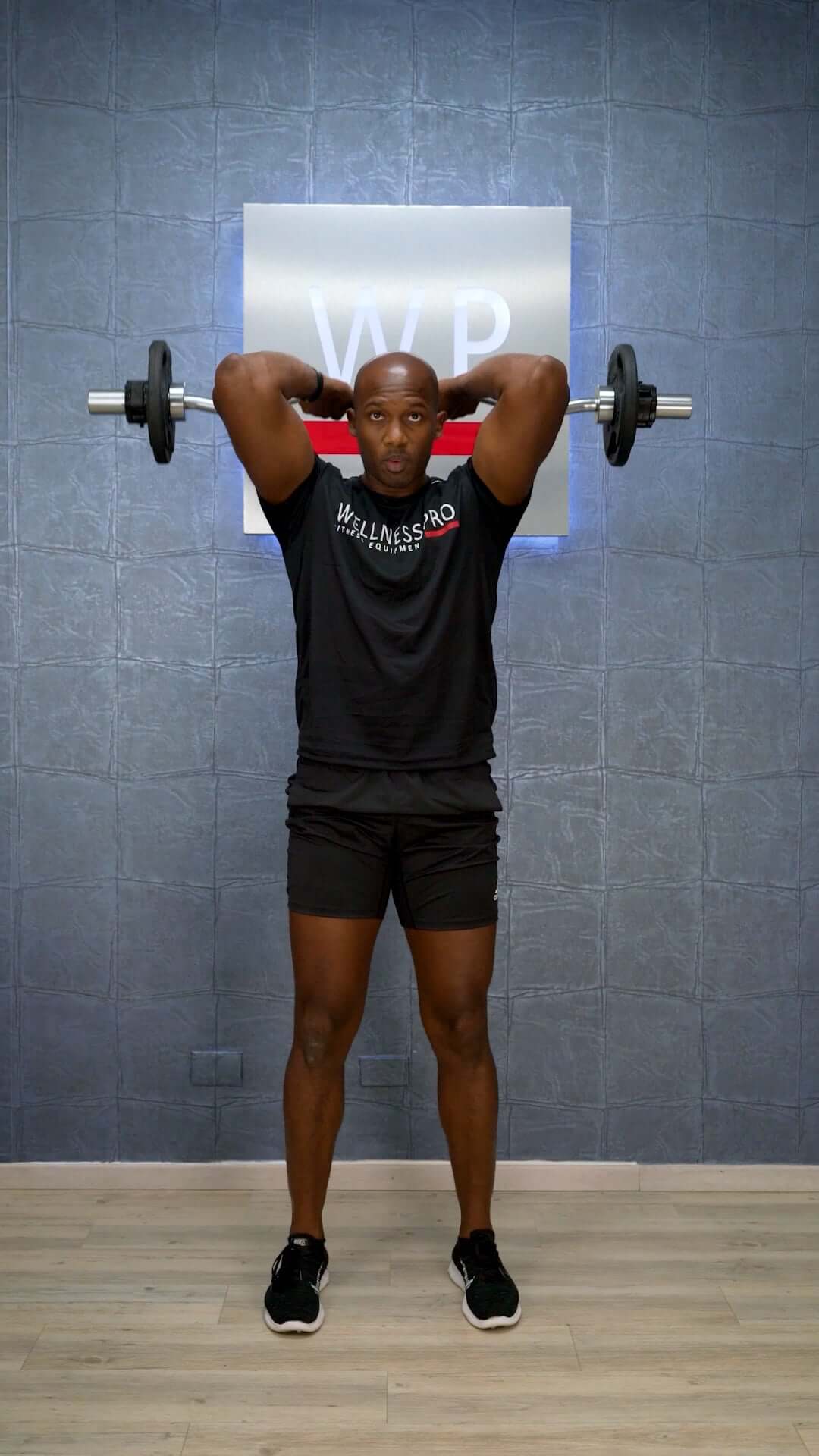 LIVEPRO Barra Olímpica Curva de 47" / Olympic Curl Bar 47" - Wellness Pro Fitness Equipment