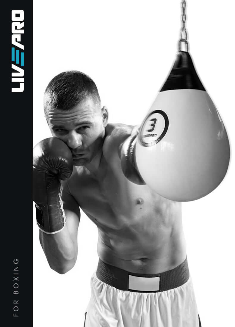 LIVEPRO Bolsa De Boxeo con Agua y Cadena / Water Boxing Bag with Chain - Wellness Pro Fitness Equipment