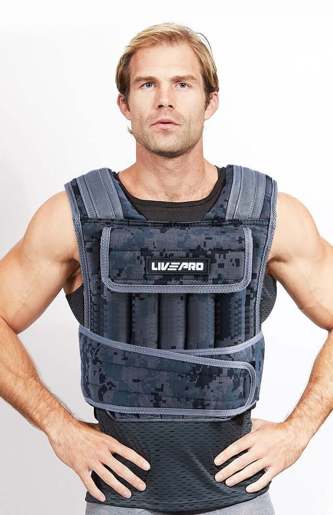 LIVEPRO Chaleco Lastrado / Weighted Training Vests - Wellness Pro Fitness Equipment