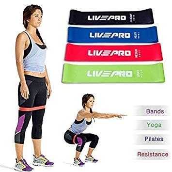 LIVEPRO Lazo de Resistencia - juego / Resistance Loop - set - Wellness Pro Fitness Equipment