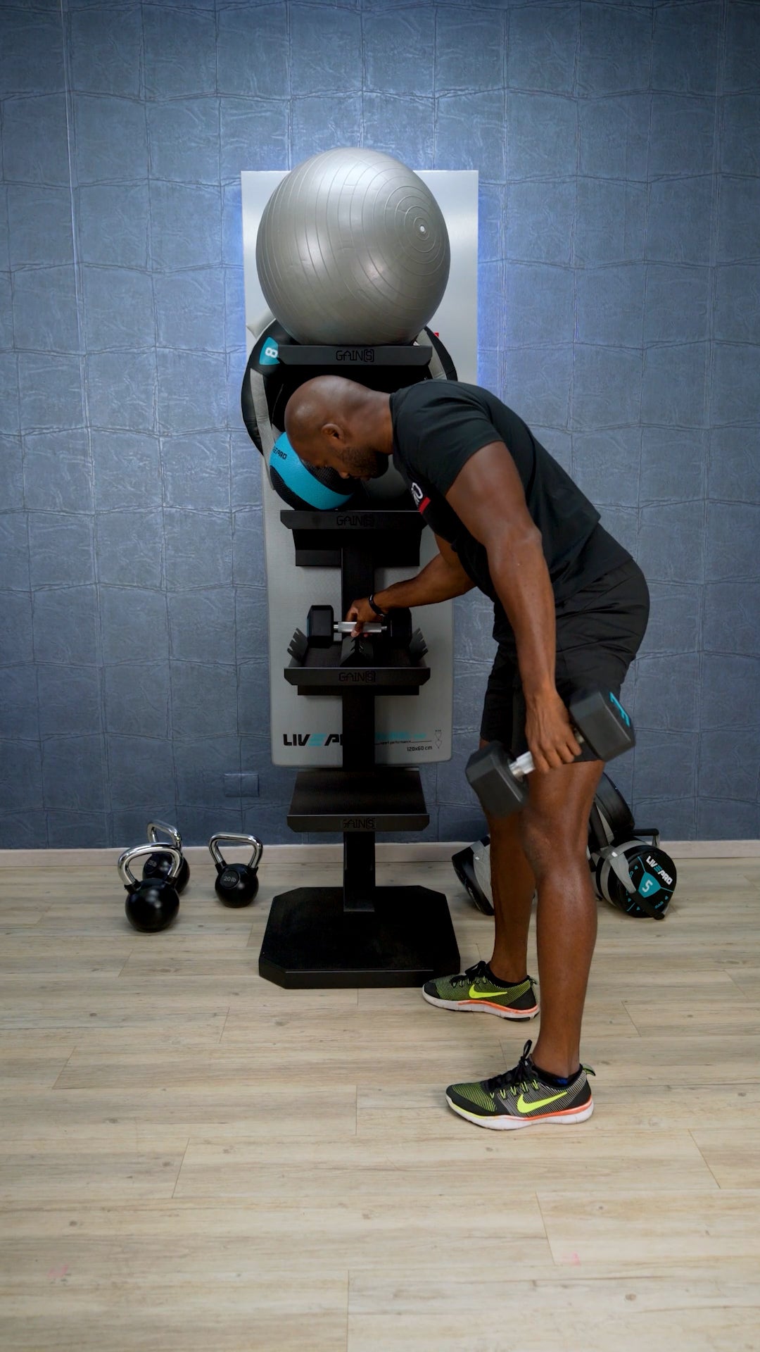 LIVEPRO Rack Accesorios / Accessories Rack - Wellness Pro Fitness Equipment