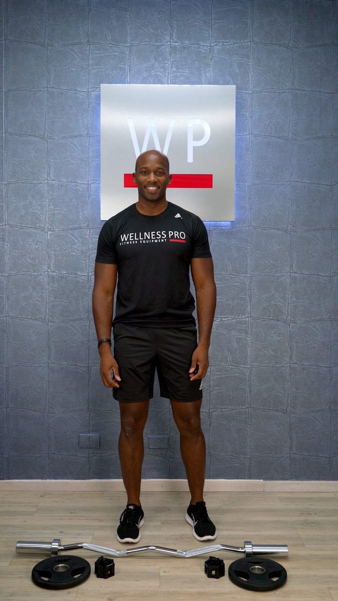 LIVEPRO Set Barra Olímpica Z 47" / Olympic Curl Bar 47" Set - Wellness Pro Fitness Equipment