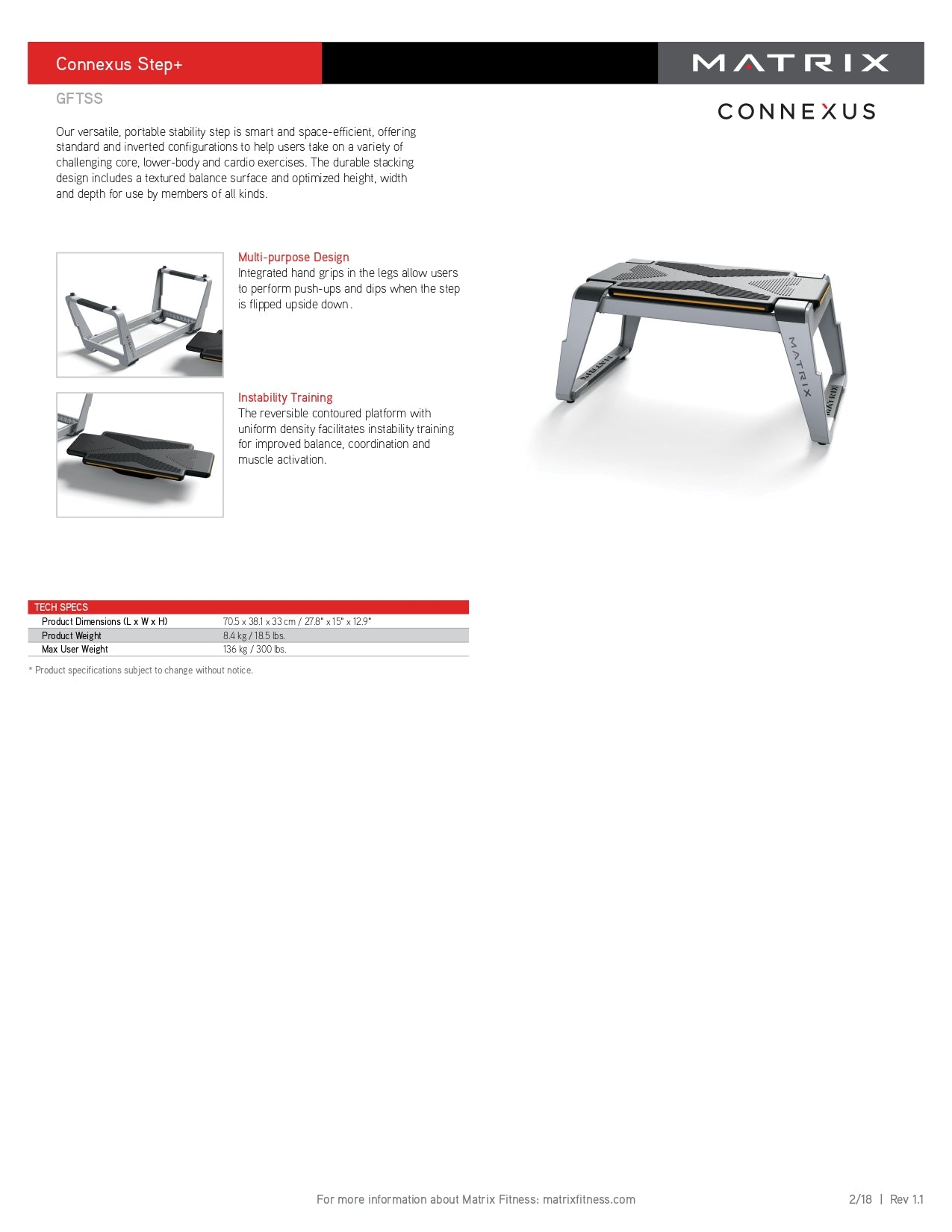 MATRIX Connexus Step+ - Wellness Pro Fitness Equipment