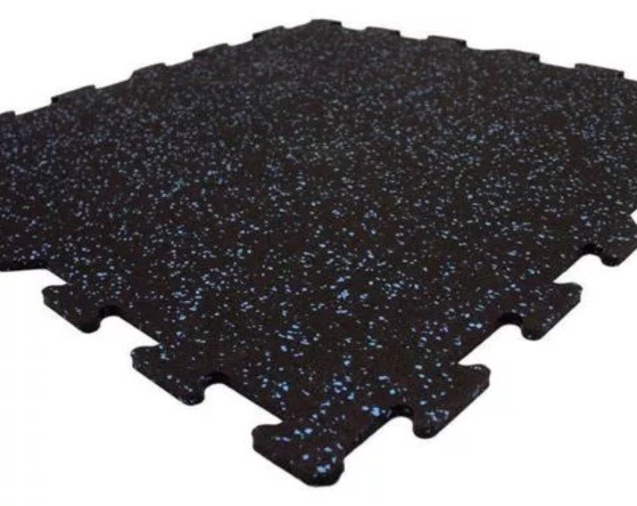 Piso de Goma Interlocking / Rubber Flooring Interlocking - Wellness Pro Fitness Equipment