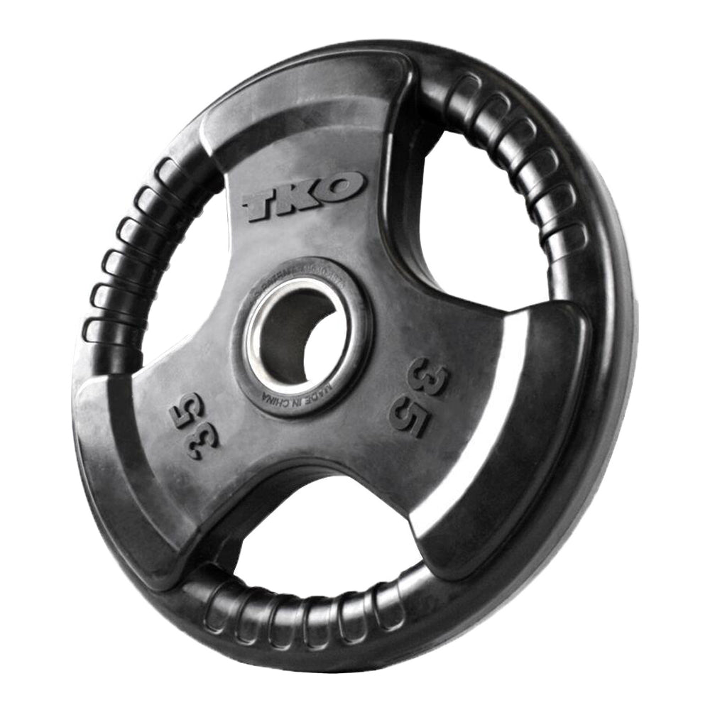 TKO Platos Olímpicos de Goma (pares) / TKO Olympic Rubber Plates (pairs) - Wellness Pro Fitness Equipment