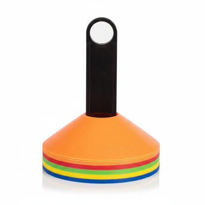 LIVEUP Conos Agilidad con Estante / Agility Cone with Rack