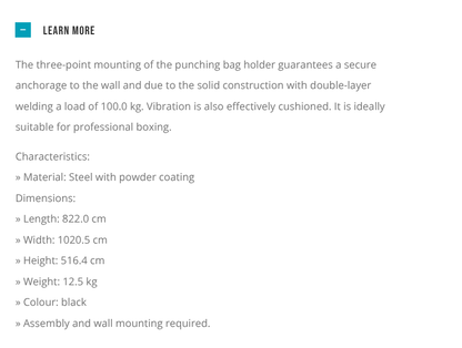 LIVEPRO Gancho para Bolsa de Boxeo / Boxing Bag Hook