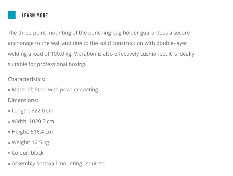 LIVEPRO Gancho para Bolsa de Boxeo / Boxing Bag Hook