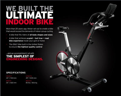 BICICLETA KEISER M3i - Wellness Pro Fitness Equipment