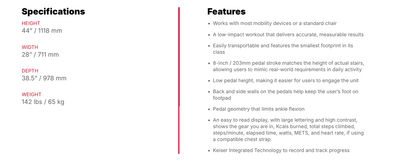 KEISER M7i Stepper Accesible - Wellness Pro Fitness Equipment