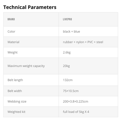 LIVEPRO Bolsa de Remolque / Power Drag Bag - Wellness Pro Fitness Equipment