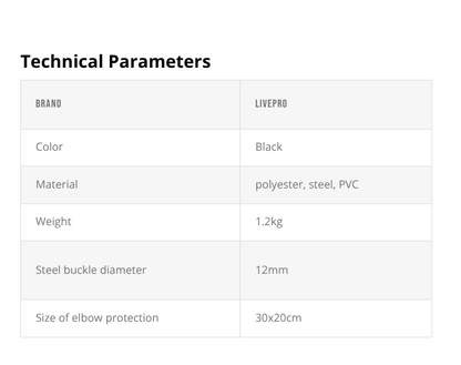 LIVEPRO Cabestrillo Para Abdominales / Ab Sling - Wellness Pro Fitness Equipment