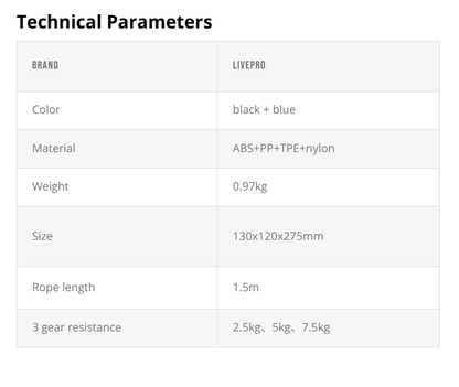 LIVEPRO Cables Para Entrenamiento / Training Cables - Wellness Pro Fitness Equipment