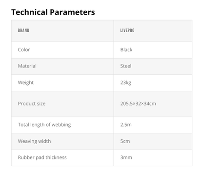LIVEPRO Cinturón De Equilibrio / Balance Belt - Wellness Pro Fitness Equipment