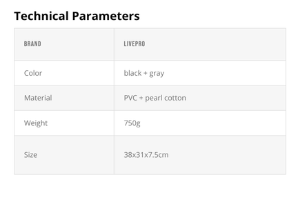 LIVEPRO Cojín de Soporte para Abdominales / Ab Mats - Wellness Pro Fitness Equipment