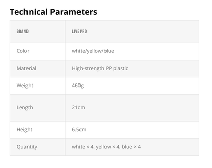 LIVEPRO Conos Para Agilidad / Agility Cones - Wellness Pro Fitness Equipment