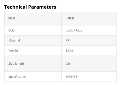 LIVEPRO Cuadrículas de Agilidad / Agility Grid - Wellness Pro Fitness Equipment