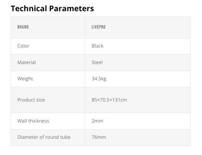 LIVEPRO Estante para Barras Fijas / Barbell Rack (5) - Wellness Pro Fitness Equipment