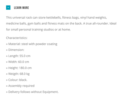 LIVEPRO Rack Accesorios / Accessories Rack - Wellness Pro Fitness Equipment