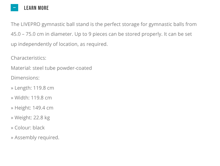 LIVEPRO Rack para Bolas Estabilizadoras / Stability Ball Rack - Wellness Pro Fitness Equipment