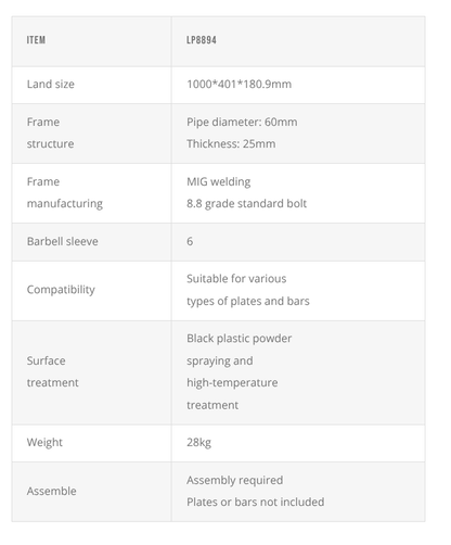 LIVEPRO Rack Para Platos y Barras - Wellness Pro Fitness Equipment