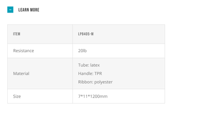 LIVEPRO Tubo de Resistencia PRO / Resistance Tube PRO - Wellness Pro Fitness Equipment