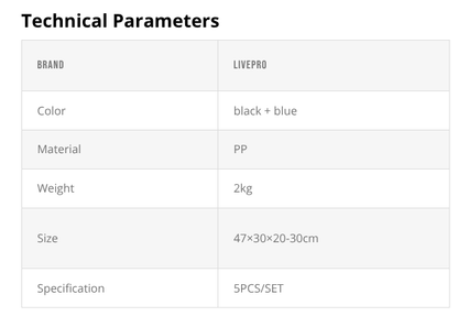LIVEPRO Vallas de Velocidad Ajustables / Adjustable Speed Hurdles - Wellness Pro Fitness Equipment