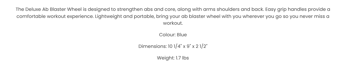 LIVEUP Rueda de Ejercicios / Exercise Wheel - Wellness Pro Fitness Equipment