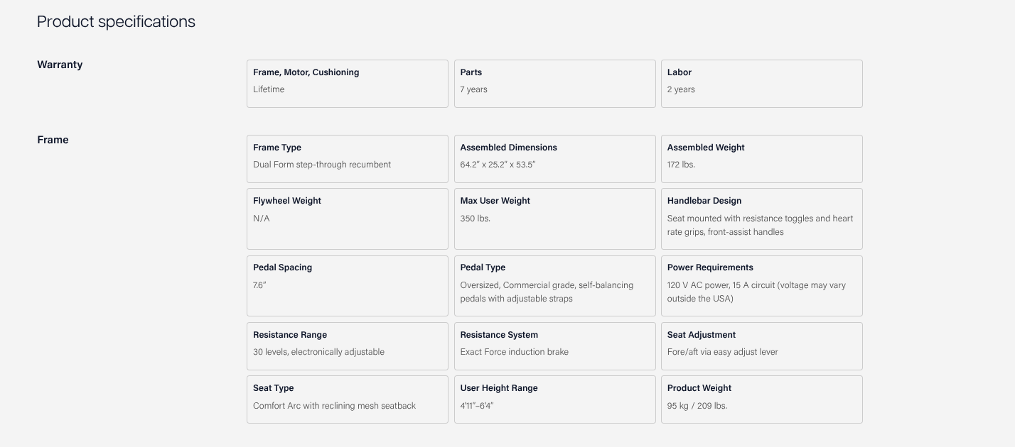 MATRIX R50 Bicicleta Reclinada LED - Wellness Pro Fitness Equipment