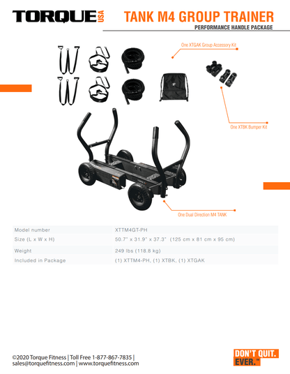 TANK™ M4 CON MANILLAR PROFESIONAL - Wellness Pro Fitness Equipment