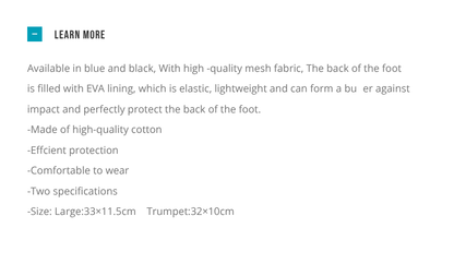 Tobillera para Boxeo / Spats Back - Wellness Pro Fitness Equipment