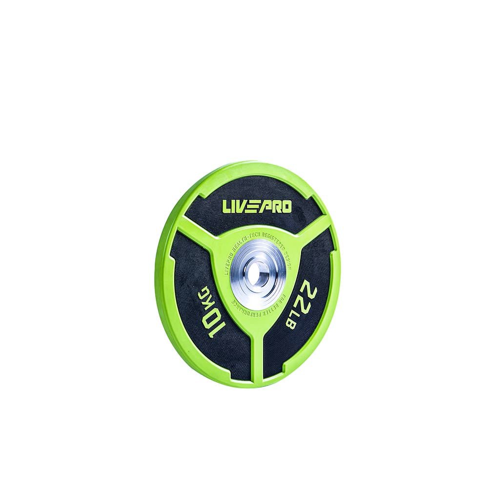 Urethane Double Colored Elite Bumper Plate (PAIRS) - Wellness Pro Fitness Equipment