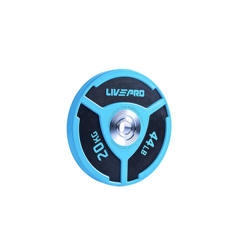 Urethane Double Colored Elite Bumper Plate (PAIRS) - Wellness Pro Fitness Equipment