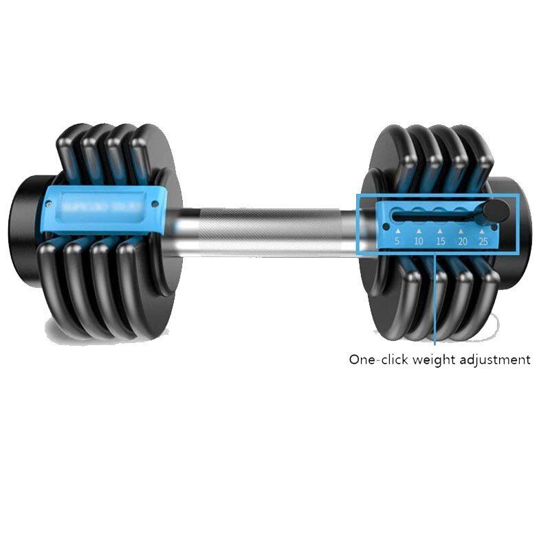 Mancuerna Ajustable 5-25lb / Adjustable Dumbbell 5-25lb – Wellness Pro  Fitness Equipment