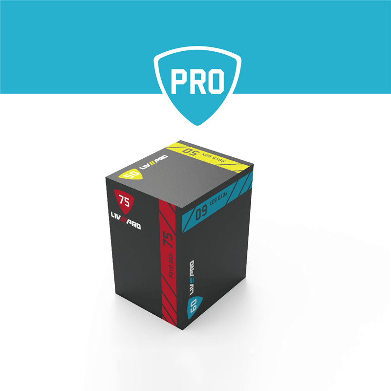 LIVEPRO 3-en-1 Caja Pliométrica Suave / 3-IN-1 PRO-DUTY SOFT PLYOMETRIC BOX