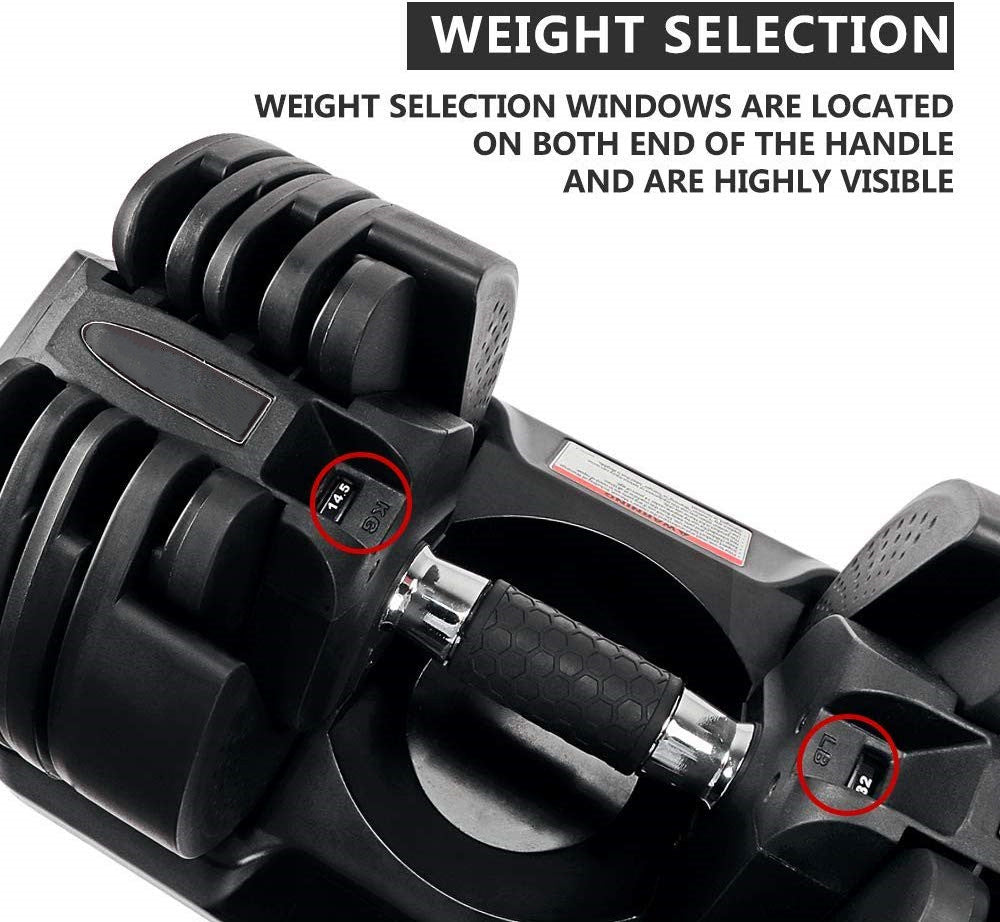 Mancuerna Ajustable 5-45lb / Adjustable Dumbbell 2.3-20kg