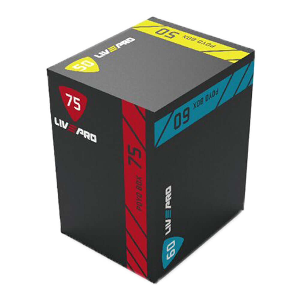 LIVEPRO 3-en-1 Caja Pliométrica Suave / 3-IN-1 PRO-DUTY SOFT PLYOMETRIC BOX