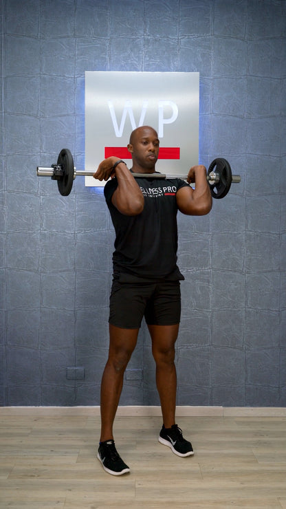 LIVEPRO Set Barra Olímpica Recta 47"  / Olympic Straight Bar 47" Set