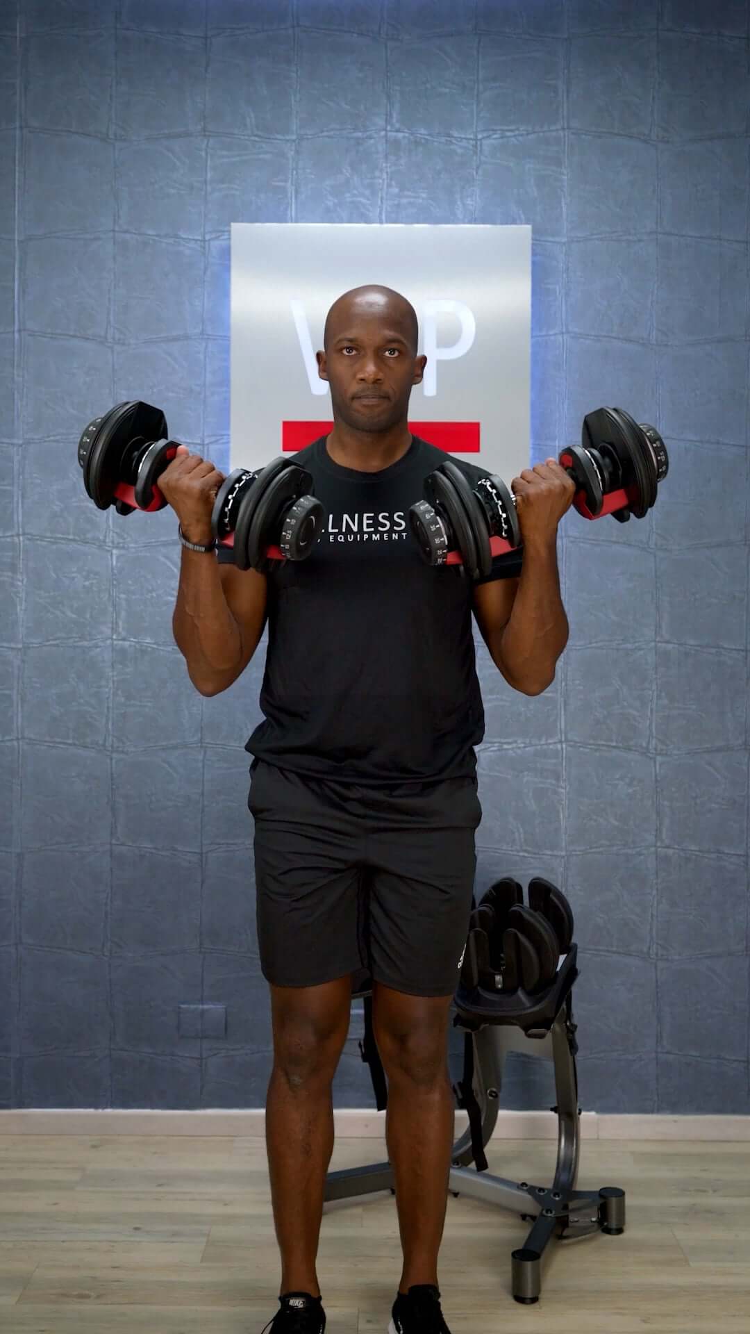 Estante para Mancuernas Ajustables / Rack For Adjustable Dumbbells