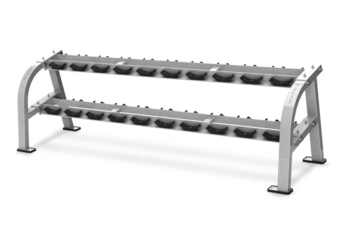 MATRIX G1 Estante de 10 Pares de Mancuernas